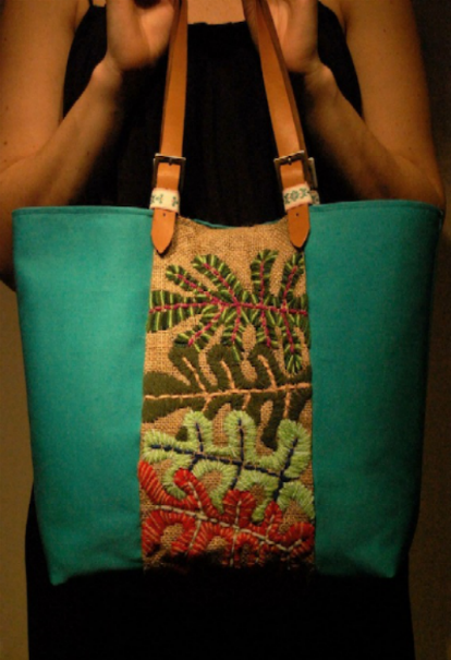 Tote bag, esqueleto, exterior
