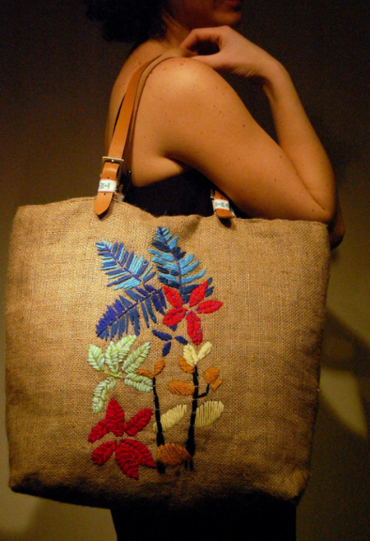 Tote bag, zucará, arpillera